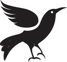 Bird logo concept vector silhouette illustration