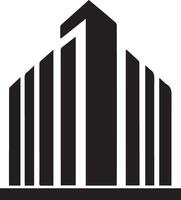 edificio logo vector silueta ilustración