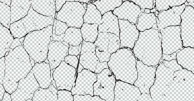 a black and white image of a cracked wall vector