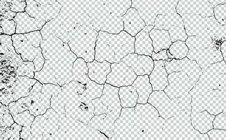 a black and white photo of a cracked wall grunge effect vector