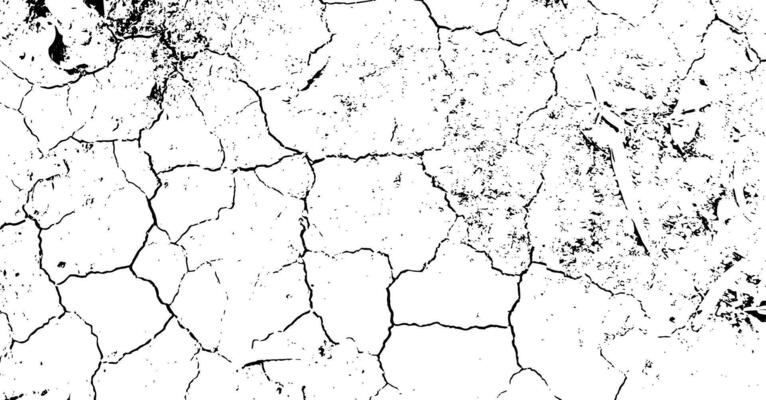 a black and white photo of a cracked wall grunge effect