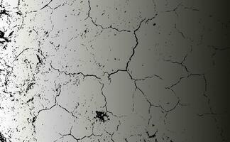 cracked wall background vector on gradient effect