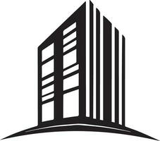 edificio logo vector silueta ilustración