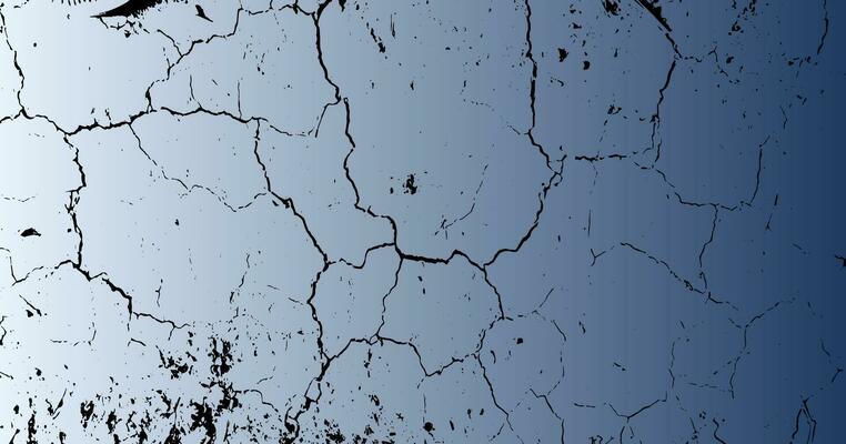cracked wall background vector,  grunge texture with gradient background, noise, broken, dark, black, abstract,