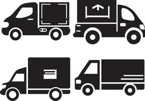 Delivery car vector Icon pack illustration