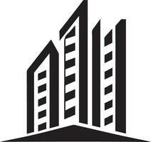 edificio logo vector silueta ilustración