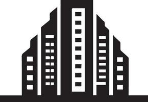 edificio logo vector silueta ilustración