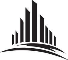 edificio logo vector silueta ilustración