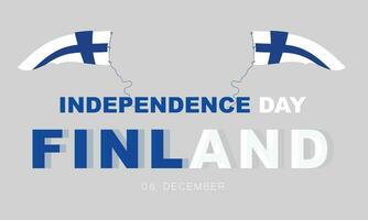 Independence Day in Finland. background, banner, card, poster, template. Vector illustration.