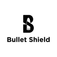 Bullet Shield logo, Initials BS Bullet Shield vector