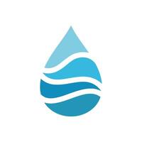 water drop abstract vector logo