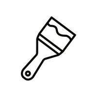 Vector Paintbrush outline style Icon