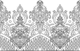 seamless ethnic pattern design.ethnic oriental ikat pattern traditional Design.ethnic oriental pattern traditional Design for background,carpet,clothing,wrapping,fabric,embroidery vector