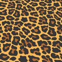 Leopard Pattern Background. Abstract Wild Animal Skin Print Design. Flat Vector Illustration.