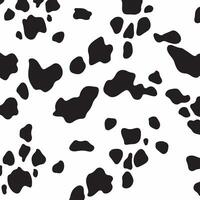 Dalmatian Dog Pattern Background. Abstract Animal Skin Print Design. Flat Vector Illustration.