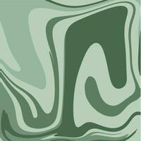 Green Liquid Marble Texture. Ink Painting Abstract Background Pattern. Vector Illustrations.