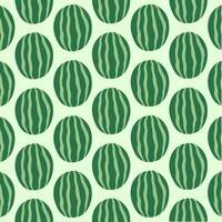 Watermelon Pattern Background. Social Media Post. Fruits Vector Illustration.