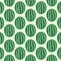 Watermelon Pattern Background. Social Media Post. Fruits Vector Illustration.