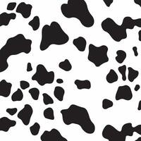 Dalmatian Dog Pattern Background. Abstract Animal Skin Print Design. Flat Vector Illustration.