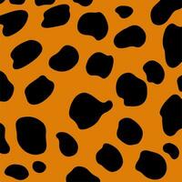 Cheetah Pattern Background. Abstract Wild Animal Skin Print Design. Flat Vector Illustration.