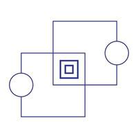 rectangular icon illustration vector