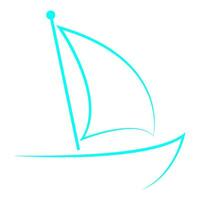 boat icon illustration vector