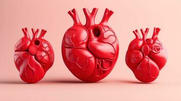 3D illustration mockup of the human organ system, Anatomy, Nervous, circulatory, digestive, excretory, urinary,and bone systems. Medical education concept, Generative AI illustration photo