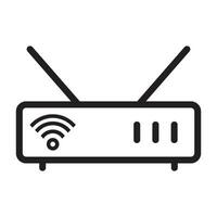 wifi router icon vector