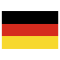 Allemagne drapeau isolé sur une transparent Contexte png