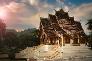 Ho Prabang in Luang Prabang one of most famous in history musium of Luangprabang world heritage of unesco photo