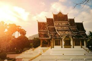 Ho prabang en luang prabang uno de más famoso en historia música de Luang Prabang mundo patrimonio de la unesco foto