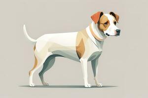 Cute and Adorable Vector illustration in flat style on solid color background. ai generative photo