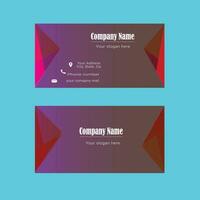 Corporate Business card vector