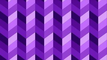 Purple simple zig-zag pattern seamless background moving downwards, loopable background video