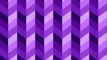 Purple simple zig-zag pattern seamless background moving downwards, loopable background video