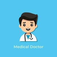 Medical health care doctor vector flat design