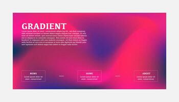 Modern Background Design with Gradient and Grain Texture. Minimalist Gradient Background with geometric shapes for Website design, landing page, wallpaper, banner, poster, flyer, and presentation vector