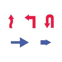 Diverse Directions Set of Arrows Pointing Everywhere, A set of arrows pointing in different directions vector