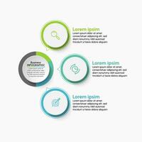 Presentation business infographic template vector