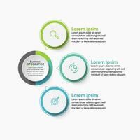 Presentation business infographic template vector