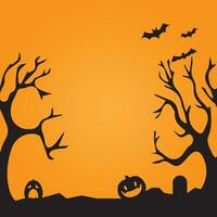 Background vector design with halloween theme