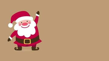 Navidad celebraciones y regalo animación video