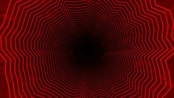 red color wiggling circular lines background video