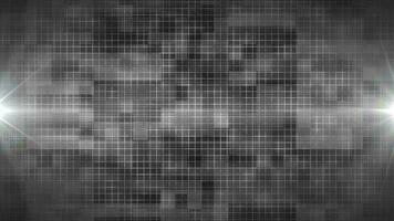 Dark White abstract geometric shapes technology background, grid texture tech background video