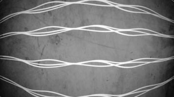 Abstract flowing Fluid waves pattern of strips, waves of stripes over textured bulge background video