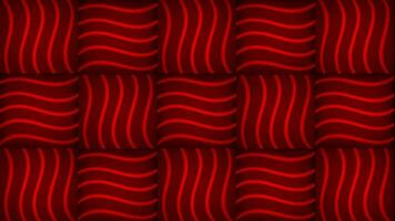 red color digital square tiles background with shiny stripes video