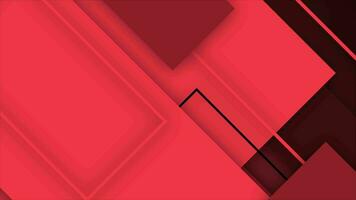 red color diagonal moving rectangular box professional background video