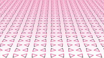 Magenta red color simple and elegant triangular pattern background video