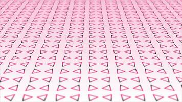 Magenta red color simple and elegant triangular pattern background video