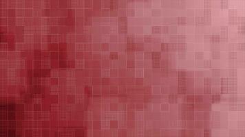 Red square box pattern mosaic tile background, simple and elegant background video